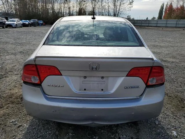 JHMFA362X8S024273 2008 2008 Honda Civic- Hybrid 6