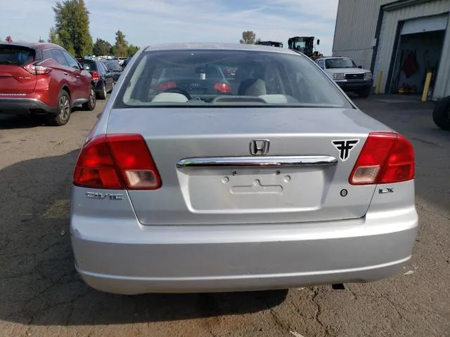 2HGES16561H560693 2001 2001 Honda Civic- LX 6