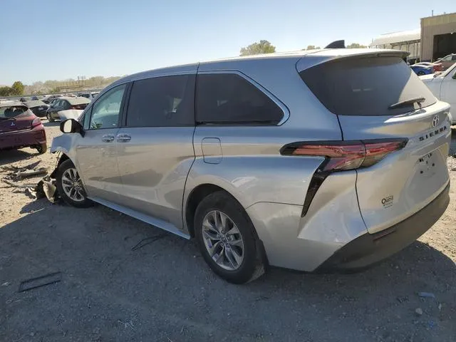 5TDKRKEC4NS105707 2022 2022 Toyota Sienna- LE 2