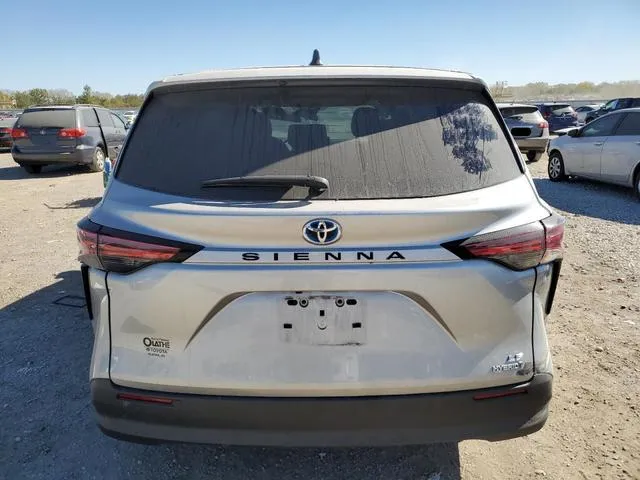 5TDKRKEC4NS105707 2022 2022 Toyota Sienna- LE 6