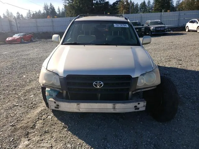 JTEHD21A610004044 2001 2001 Toyota Highlander 5