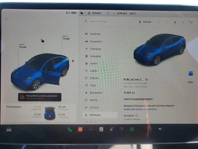 5YJYGAEE0MF145667 2021 2021 Tesla MODEL Y 9