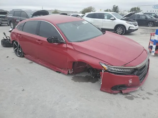 1HGCV1F38MA098928 2021 2021 Honda Accord- Sport 4