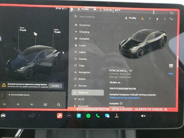 5YJYGDEE2MF153738 2021 2021 Tesla MODEL Y 9