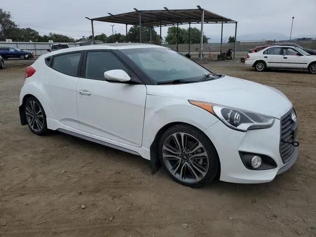 KMHTC6AE3GU251255 2016 2016 Hyundai Veloster- Turbo 4