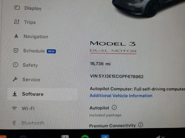 5YJ3E1EC0PF678962 2023 2023 Tesla MODEL 3 9