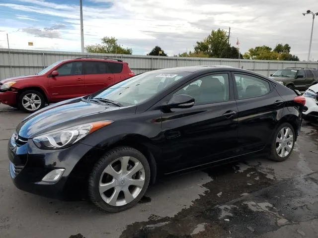 KMHDH4AE7CU260240 2012 2012 Hyundai Elantra- Gls 1