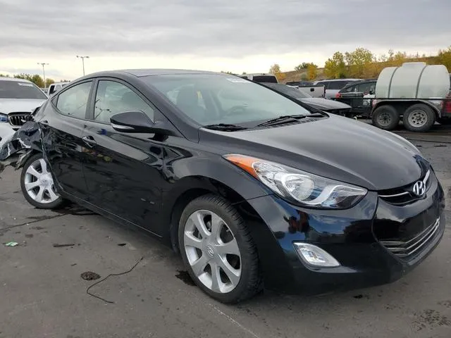 KMHDH4AE7CU260240 2012 2012 Hyundai Elantra- Gls 4