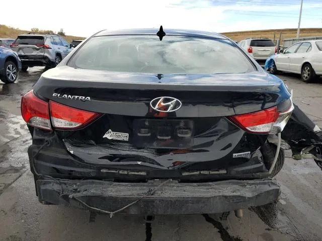 KMHDH4AE7CU260240 2012 2012 Hyundai Elantra- Gls 6