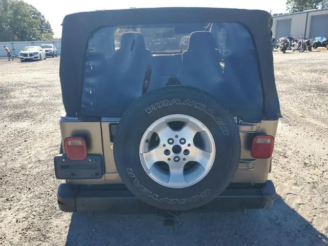 1J4FA49S94P717331 2004 2004 Jeep Wrangler- Sport 6