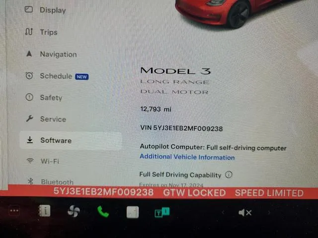 5YJ3E1EB2MF009238 2021 2021 Tesla MODEL 3 9