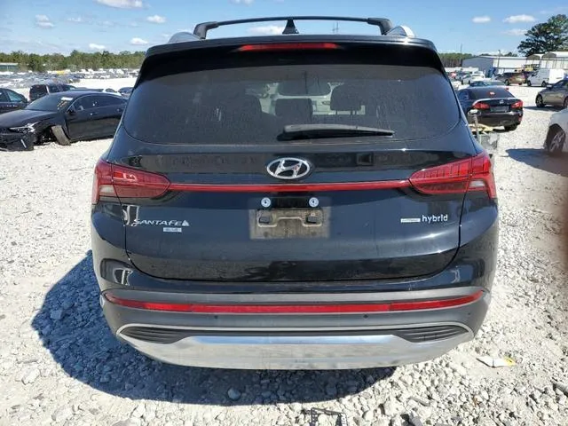 KM8S2DA17MU007345 2021 2021 Hyundai Santa Fe- Blue 6