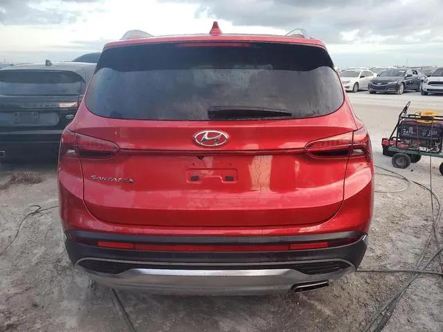 5NMS24AJ6MH351177 2021 2021 Hyundai Santa Fe- Sel 6