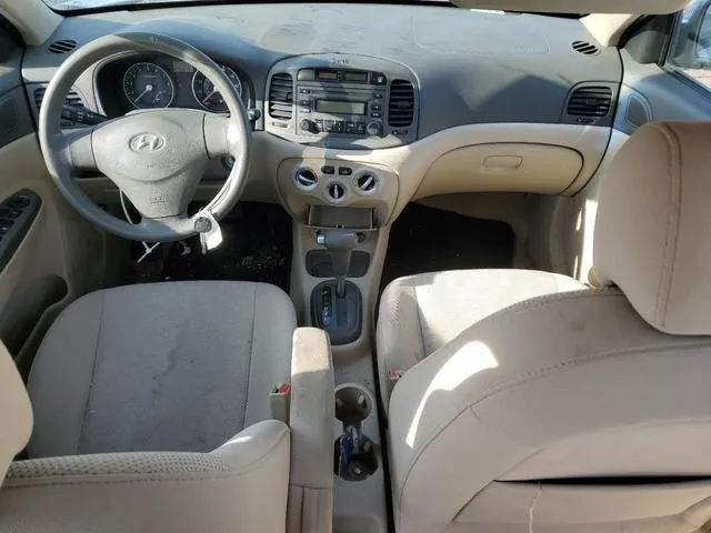 KMHCN46C07U098601 2007 2007 Hyundai Accent- Gls 8