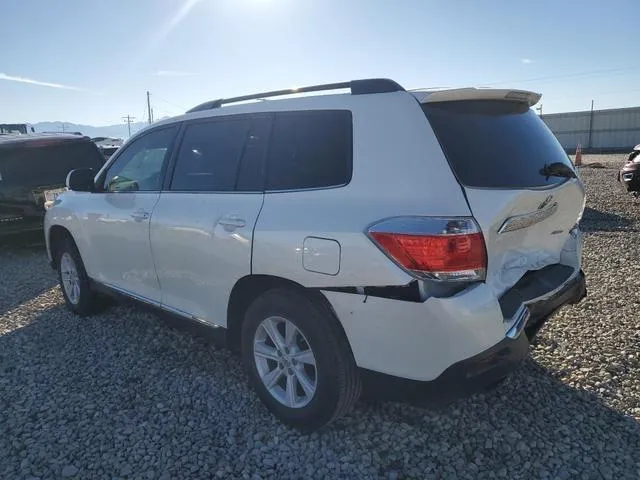 5TDBK3EH5DS258598 2013 2013 Toyota Highlander- Base 2