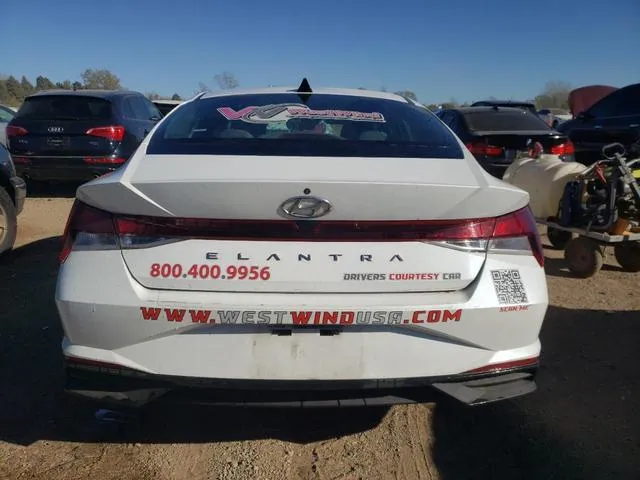 5NPLL4AGXMH033054 2021 2021 Hyundai Elantra- SE 6