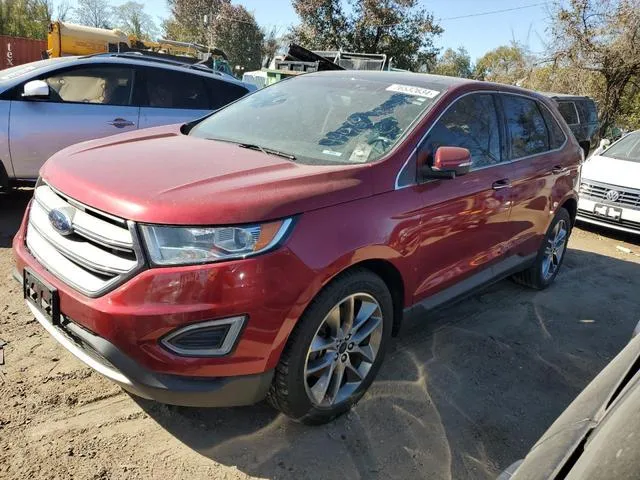 2FMTK4K97FBC19261 2015 2015 Ford Edge- Titanium 1