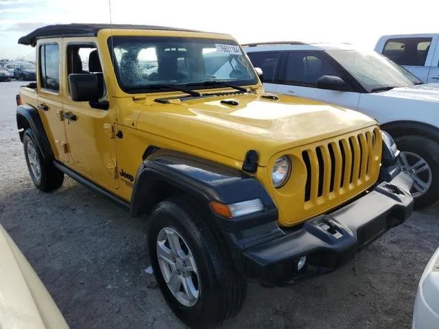 1C4HJXDN3MW784871 2021 2021 Jeep Wrangler- Sport 4