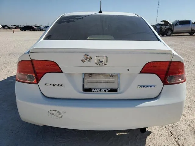 JHMFA36206S000769 2006 2006 Honda Civic- Hybrid 6