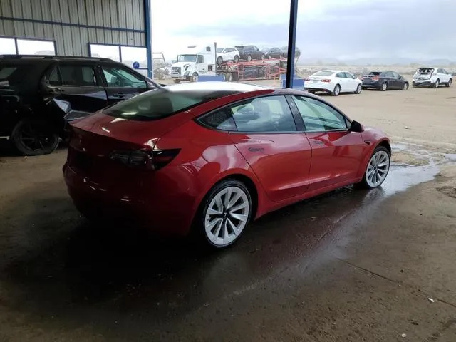 5YJ3E1EA4NF290788 2022 2022 Tesla MODEL 3 3