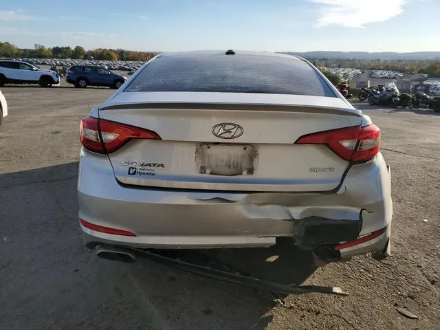 5NPE34AF0GH284783 2016 2016 Hyundai Sonata- Sport 6