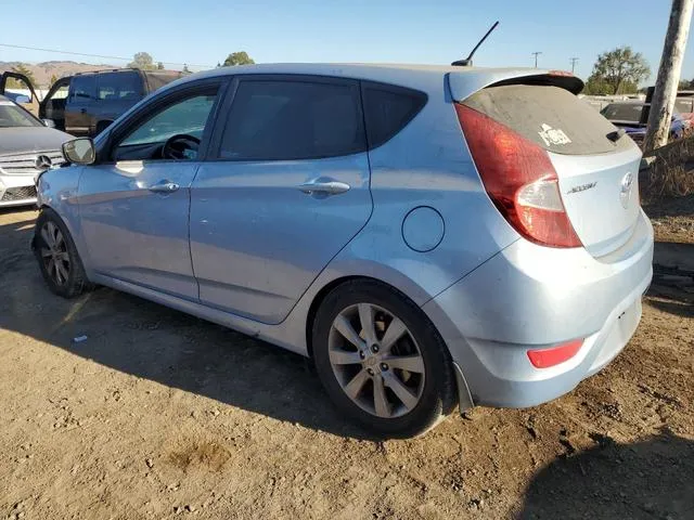 KMHCU5AE2EU186791 2014 2014 Hyundai Accent- Gls 2