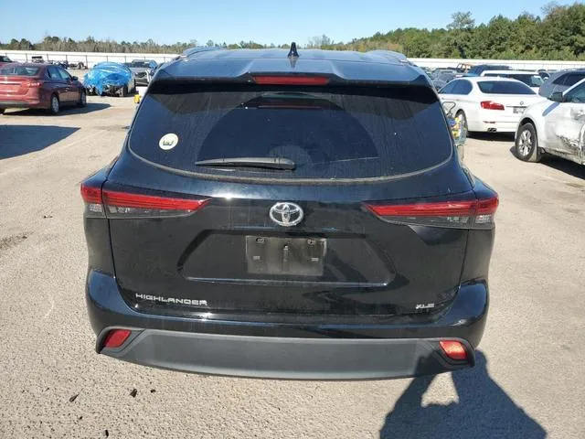 5TDHZRAH0NS555195 2022 2022 Toyota Highlander- Xle 6