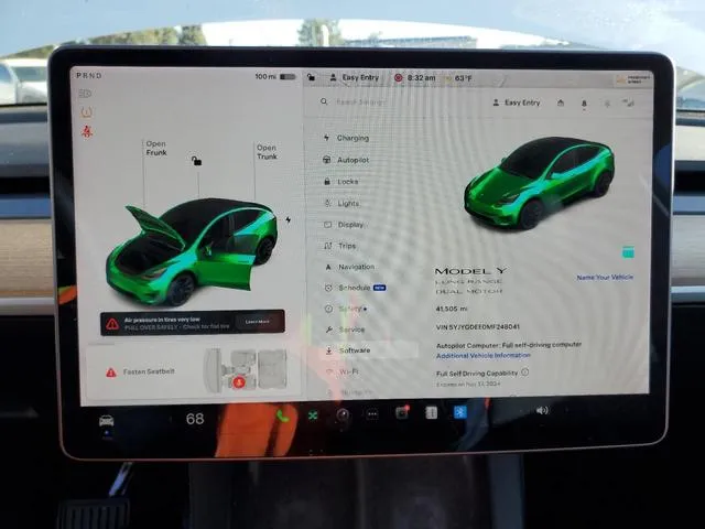 5YJYGDEE0MF248041 2021 2021 Tesla MODEL Y 9