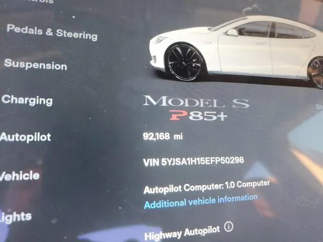 5YJSA1H15EFP50298 2014 2014 Tesla MODEL S 9