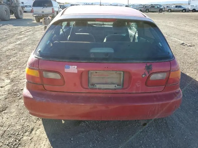 2HGEH2355PH542980 1993 1993 Honda Civic- CX 6