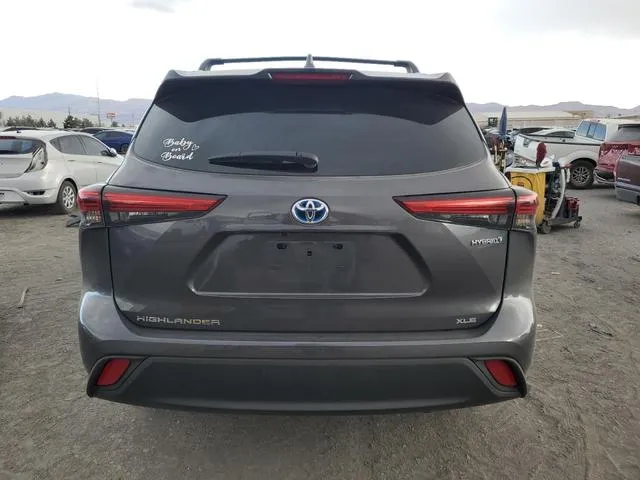 5TDKARAH3PS019356 2023 2023 Toyota Highlander- Hybrid Xle 6