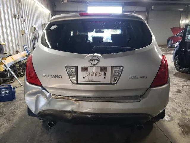 JN8AZ08W97W611594 2007 2007 Nissan Murano- SL 6