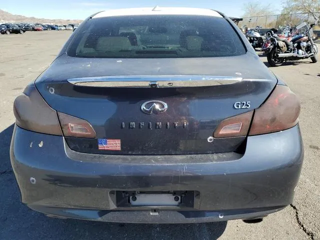 JN1DV6AP0BM602025 2011 2011 Infiniti G25- Base 6