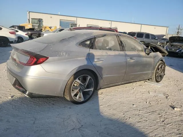 5NPEJ4J2XMH067210 2021 2021 Hyundai Sonata- Sel Plus 3