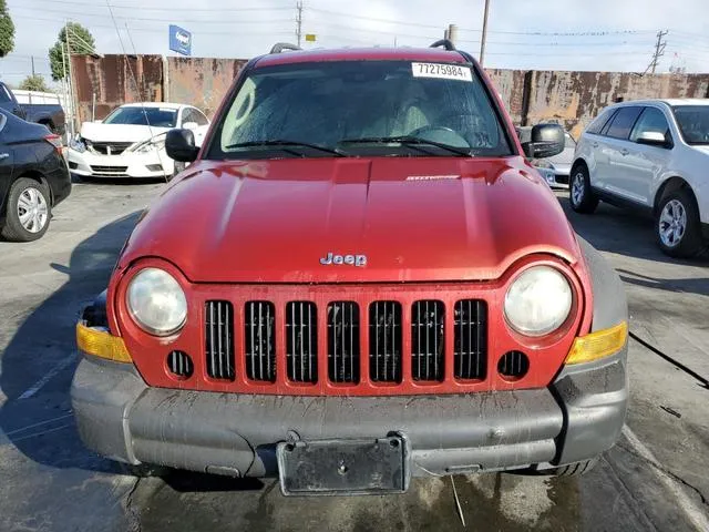 1J4GK48K97W594210 2007 2007 Jeep Liberty- Sport 5