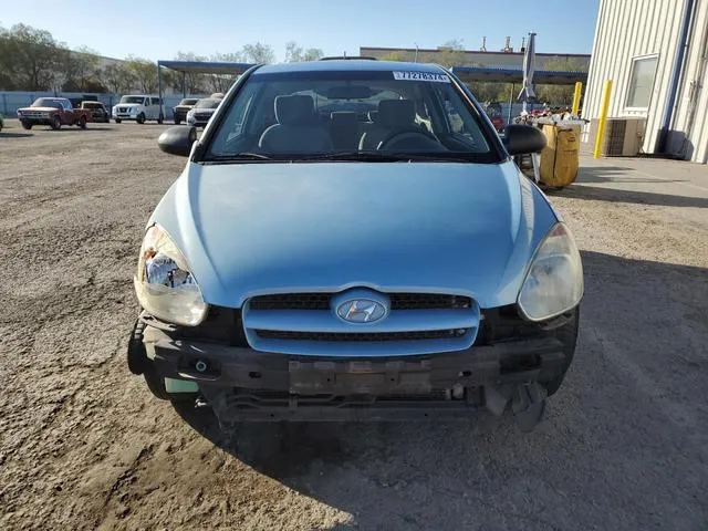 KMHCM36C87U040622 2007 2007 Hyundai Accent- GS 5