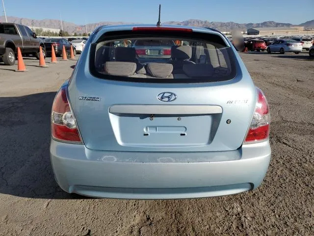 KMHCM36C87U040622 2007 2007 Hyundai Accent- GS 6