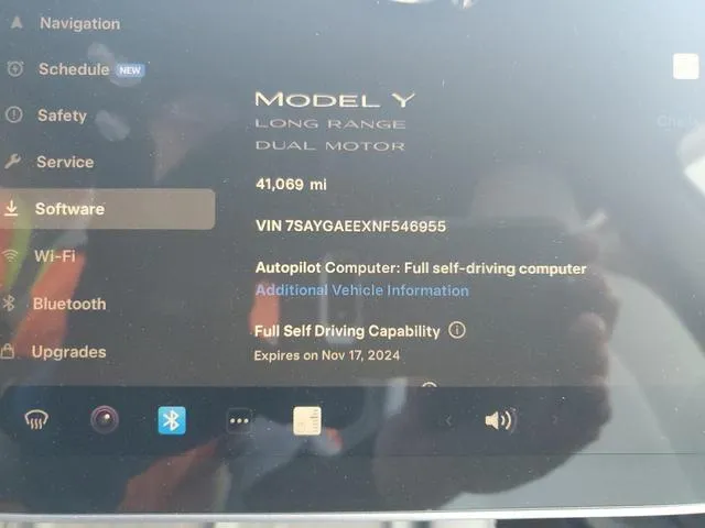 7SAYGAEEXNF546955 2022 2022 Tesla MODEL Y 9