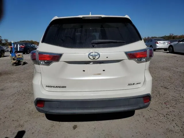 5TDJKRFH3FS178006 2015 2015 Toyota Highlander- Xle 6