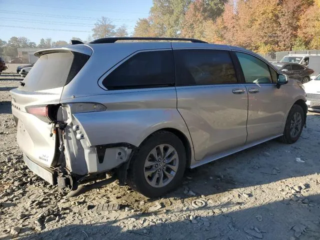 5TDJSKFC2MS003349 2021 2021 Toyota Sienna- Xle 3