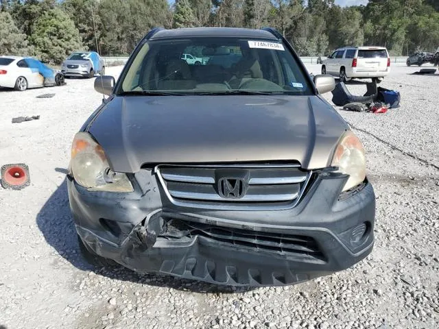 JHLRD68886C020399 2006 2006 Honda CR-V- EX 5