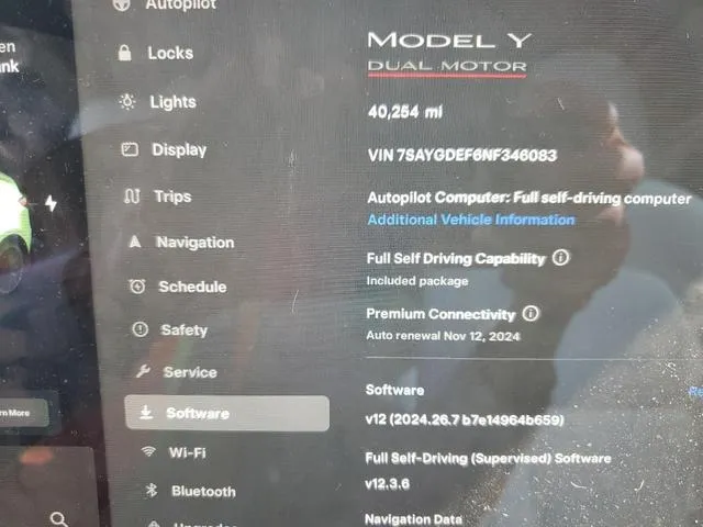 7SAYGDEF6NF346083 2022 2022 Tesla MODEL Y 9