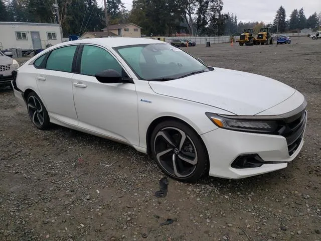 1HGCV3F25NA037198 2022 2022 Honda Accord- Hybrid Sport 4