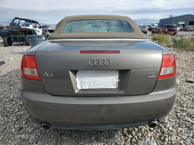 WAUDT48H56K000631 2006 2006 Audi A4- Quattro 6