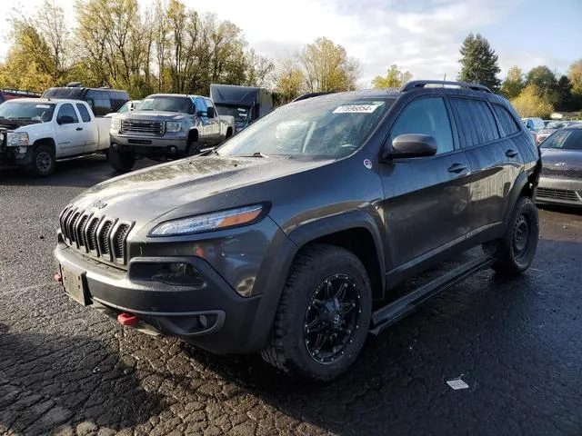 1C4PJMBS1HD237067 2017 2017 Jeep Cherokee- Trailhawk 1