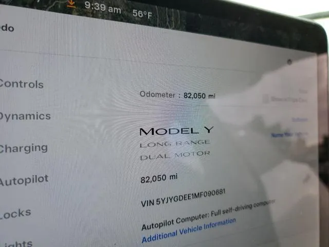 5YJYGDEE1MF090681 2021 2021 Tesla MODEL Y 9