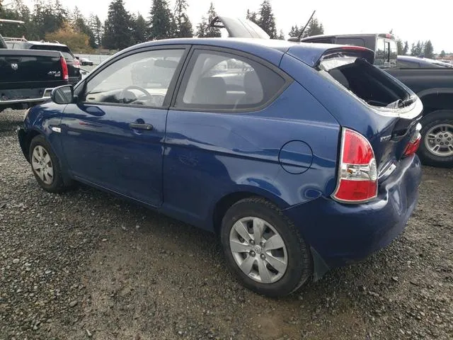 KMHCM3AC2AU161192 2010 2010 Hyundai Accent- Blue 2