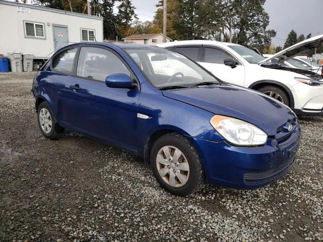 KMHCM3AC2AU161192 2010 2010 Hyundai Accent- Blue 4