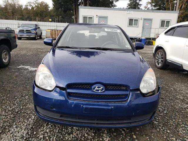 KMHCM3AC2AU161192 2010 2010 Hyundai Accent- Blue 5