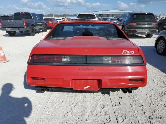 1G2PE11R1JP219470 1988 1988 Pontiac Fiero 6